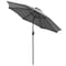 Flash Furniture Gray 9 FT Umbrella and Black Cement Base, 2 PC Set GM-402003-UB19B-GY-GG - alternate 9